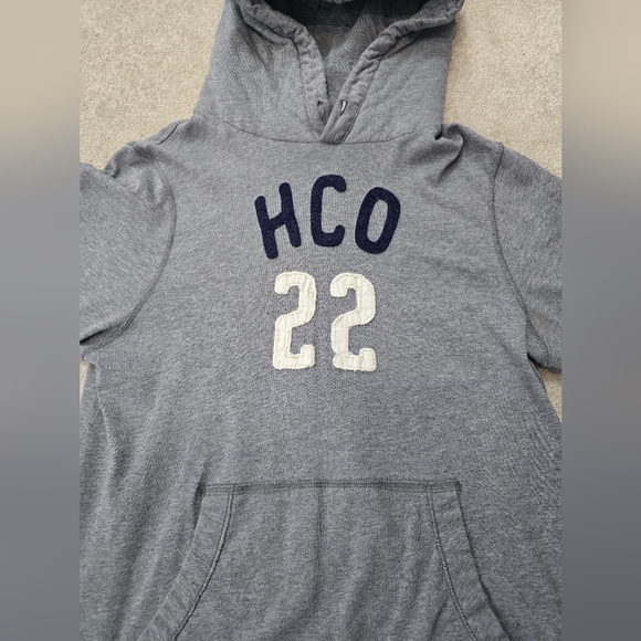 HOLLISTER Women's Long Sleeve Gray Hoodie Size Medium - Picture 3 of 7